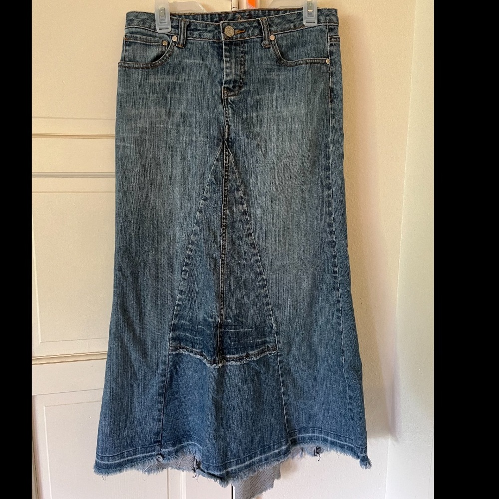 Miss Bison Denim Long Skirt Juniors 11